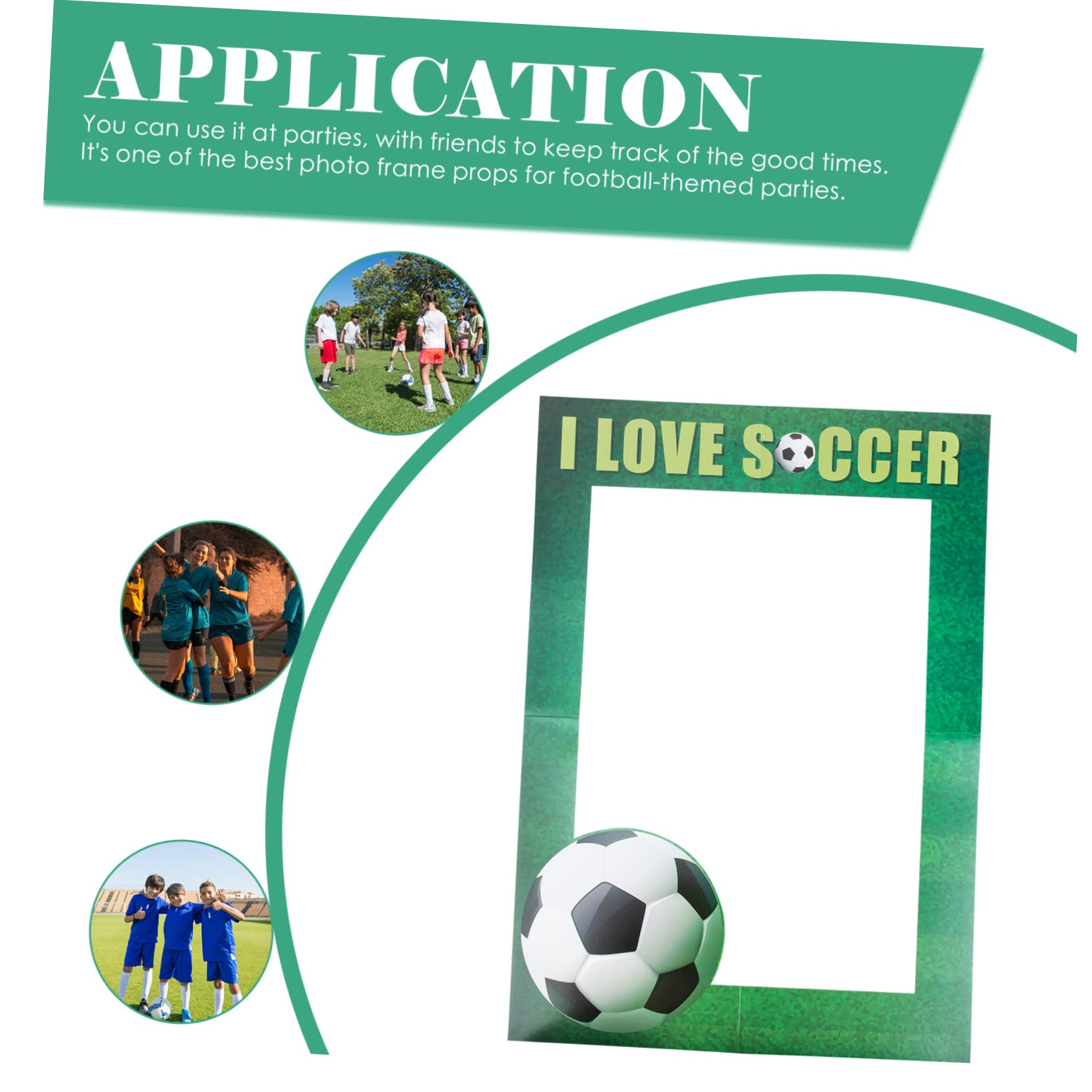 Amazon | OKUMEYR 2個 サッカー パーティー フォト フレーム サッカー